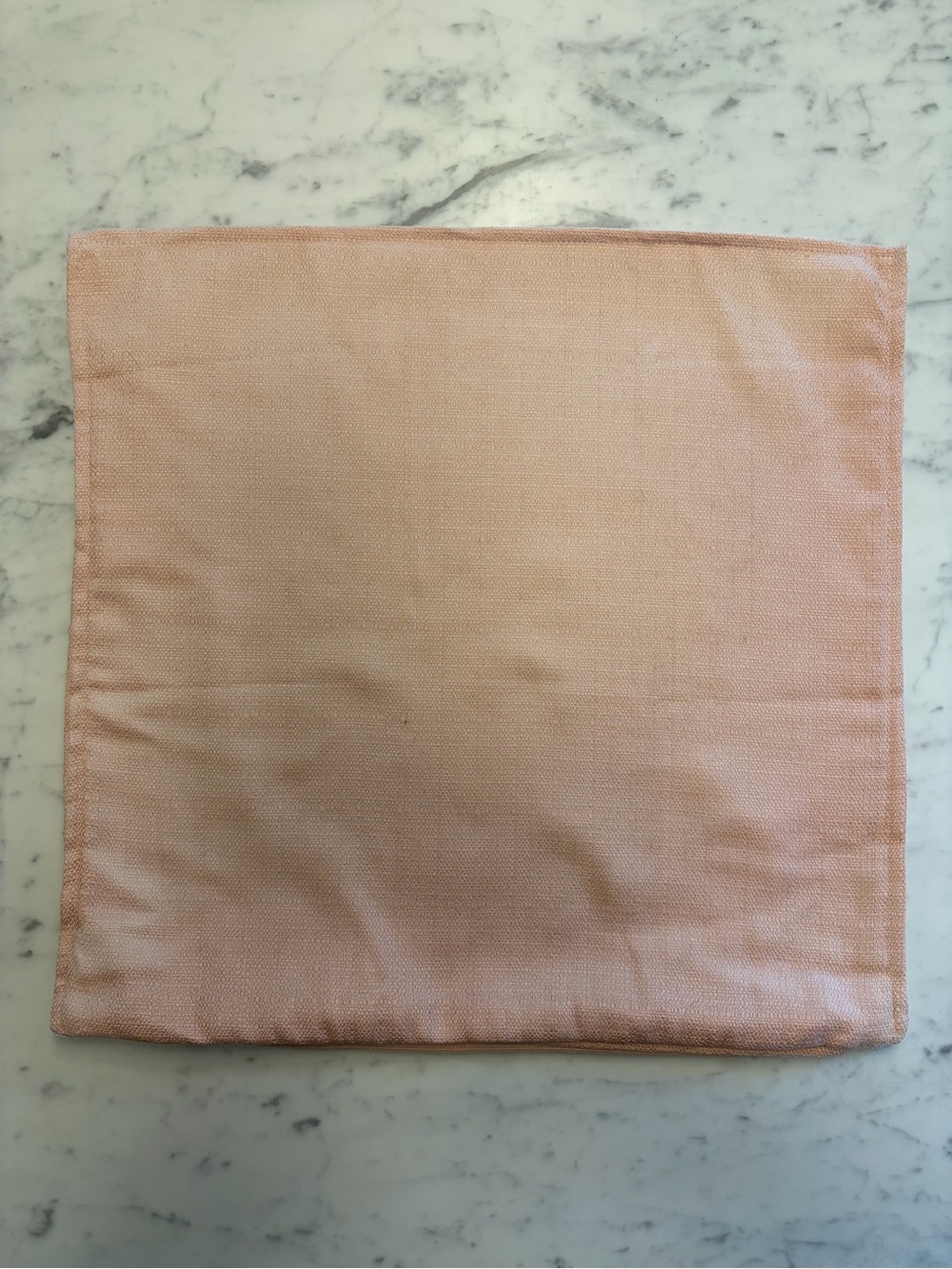 IKEA 20x20 Light Pink Square Textured Pillow Cover (set of two)